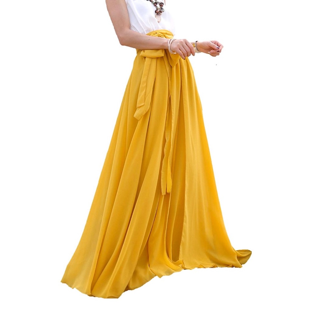 Melansay Chiffon Maxi Skirt